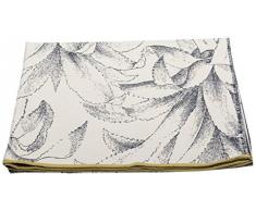 David Fussenegger Nova Überwurf Ananas, Baumwoll-Mischgewebe, Rohweiß, 220 x 145 cm