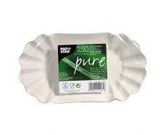 PAPSTAR Schalen, Frischfaser-Krt. (UC2/FWR Pom.), Weiss, 26.5 x 20 x 10.5 cm