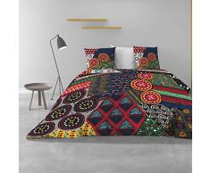 ATELIERS DU LINGE Workshops Linge Togo Bettwäsche, 100% Baumwolle, Bedruckt, 240 x 220 cm