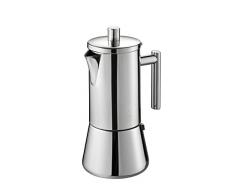 Der Original GEFU Espresso-Kocher Nando 16380 – Premium Edelstahl Kaffee-Maschine für 4 Tassen höchsten Café-Genuss