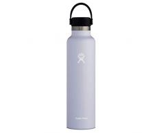 Hydro Flask Trinkflasche 709 ml (24 oz), Edelstahl und vakuumisoliert, Standard-Öffnung mit auslaufsicherer Flex Cap, Fog