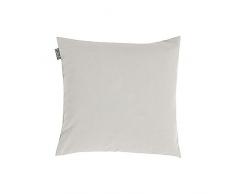 LINUM ANNABELL Kissenhülle, Baumwolle, Hellgrau, 40 x 40 cm