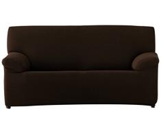 Eysa Teide elastisch Sofa überwurf 4 sitzer, Polyester-Baumwolle, Braun, 37 x 29 x 19 cm