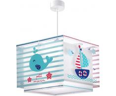 Dalber Petit Marin Hängelampe Kinder, Plastik, blau, 30.5 x 30.5 x 25 cm