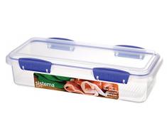 Klip It Vorratsdose Siebeinsatz 1,2l, Plastik, transparent, 27.5 x 12 x 7 cm