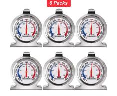 Ofen Große Dial Thermometer Thermometer der Classic-Serie aus Edelstahl Ofengrill Raucher Überwachung Thermometer für das Kochen in der Küche Backen (6)