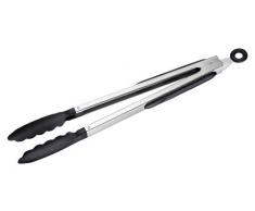 Westmark Brat- und Servierzange, Rostfreier Edelstahl/Kunststoff, Länge: 35 cm, Classic, Silber/Schwarz, 15182270