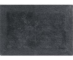 Linea Due beidseitig verwendbar Badteppich 100% Baumwolle, ultra soft, PRIMO, Badematte 60x90cm, anthrazit