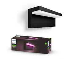 Philips Hue White and Color Ambiance LED Außenwandleuchte Nyro, dimmbar, bis zu 16 Millionen Farben, steuerbar via App, kompatibel mit Amazon Alexa (Echo, Echo Dot)