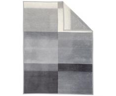 Ibena Kuscheldecke, Baumwoll-Mischgewebe, Grau, 200x150x1 cm