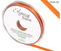 Eleganza 6 mm x 20 m Satinband doppelseitig, Orange