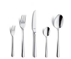 Besteck Set 6 Personen, rostfrei, poliert & spülmaschinenfest, Essbesteck 6 Personen, Besteck 6 Personen