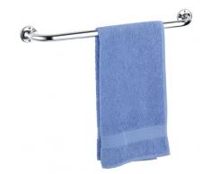 Wenko 17882100 Badetuchstange Basic L - Haltegriff, Wandgriff, Duschgriff, Edelstahl rostfrei, 66 x 6 x 9.5 cm, Glänzend