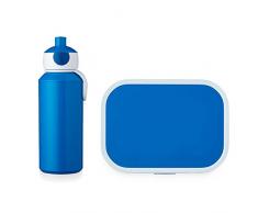 Mepal Pop-up Trinkflasche und Brotdose lunchset-Campus-pubd-blau, abs, 0 mm, 2