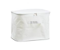 Zeller 14251 Ordnungsbox mit Deckel, Polyester / Baumwolle, 38 x 26,5 x 27 cm