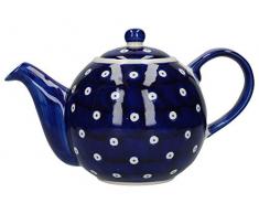 London Pottery JY18LT06 Globe Teekanne mit Sieb, Steingut