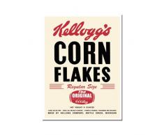 Nostalgic-Art 14256 Kelloggs - Corn Flakes Retro Package, Magnet 8x6 cm