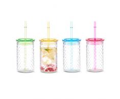 Zeller 19775 Trinkglas, Bunt