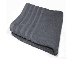 Douceur dIntérieur - 1800466, Handtuch, 50 X 90 cm, Vitamine, Frottee 450 G Unifarben, Grau