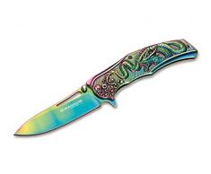 Magnum 01RY200 Taschenmesser Rainbow Dragon, Klingenlänge: 9,8 cm, Mehrfarbig