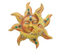 Wunderschöne Decor Figur Mosaik Celestial Sonne und Mond Tag überstellenden Unto Night Wand Skulptur zum Aufhängen
