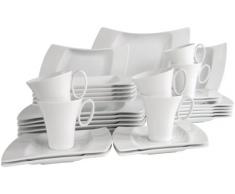 CreaTable 13457, Serie Wing weiß, Geschirrset Kombiservice 30 teilig