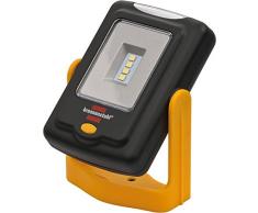 Brennenstuhl SMD LED Universal Taschenlampe (in praktischem Taschenformat, 360° drehbar, einklappbarer Haken, vielseitig einsetzbar) schwarz/gelb