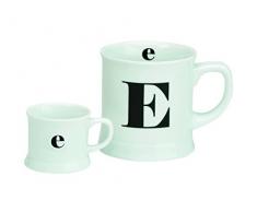 Post Script 85865138607.73 cm Buchstabe E Espresso-Tasse