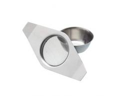 Kitchen Craft LeXpress Teesieb mit 2 Griffen, Edelstahl