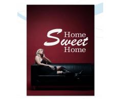 INDIGOS WG20012-22 Wandtattoo w012 Home Sweet Home 96 x 50 cm, gelb