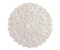 Plauener Spitze by Modespitze 2204_e_30 Tischdecke Admeto, 30 cm rund, creme