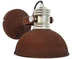 Brilliant 90111/60 Wandhaken mit Schalter, Metall, schwarz rot