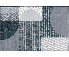 wash+dry Fußmatte Montos, 115x175 cm, innen, waschbar, grau