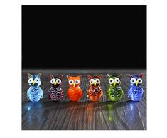 Crystalsuncatcher Glasdekoration, bunt, dekorativ, Tischdekoration Eule
