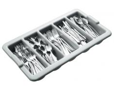 Esmeyer Besteckkasten Silvia 18/0, Edelstahl, Silber/blau, 55 x 33 x 8.5 cm, 181