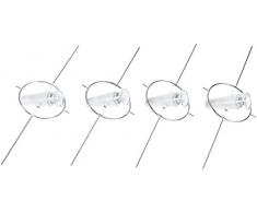 Paulmann 941.99 Seilsystem AirLED Drum Set erweiterbar Warmweià 4x3W Weià 94199 Seilleuchte Hängeleuchte
