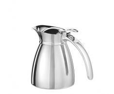 Esmeyer Empire aus Edelstahl 18/10, doppelwandig, Inhalt: ca. 0,3 Liter, spülmaschinenfest Isolierkanne, silberfarben, 13.5 x 13 x 14.5 cm