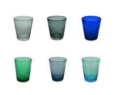 Villa d‘Este Home Tivoli Baita Wassergläser, mehrfarbig, 6 Stück