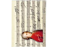 Fridolin 18856Â Mozart Reinigungstuch fÃ¼r Brille Chiffon Mehrfarbig 18Â x 12,5Â x 1Â cm