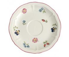 Villeroy & Boch Petite Fleur Untertasse, 15 cm, Premium Porzellan, Bunt