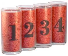 Palm Light Advent Kerzen-Set 1-4, Rot