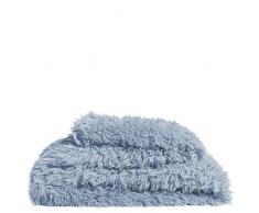 Reborn-Decke – Kunstfell Kuscheldecke – flauschig-voluminöse und langhaarige Fellimitat-Decke – 140x190 cm – 515 water – von ’zoeppritz since 1828’