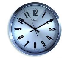 Orium 11674 Wanduhr Futura Edelstahl Durchmesser 45 cm