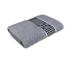 frottana Fjord Handtuch 50 x 100 cm aus 100% Baumwolle, granite