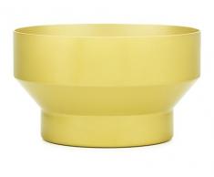 Norman Copenhagen Meta Deko Schale, Aluminium, Gold, H:14xØ:24cm