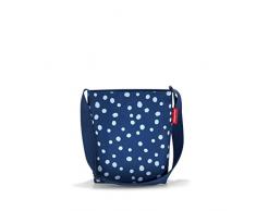 Reisenthel shoulderbag S Einkaufstasche, Polyester, spots navy, 29 x 29 x 8 cm (S)