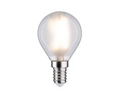 Paulmann 28728 LED Lampe Tropfen 5 Watt dimmbar Leuchtmittel Matt, Weiß Beleuchtung Kunststoff Licht 4000 K E14, W