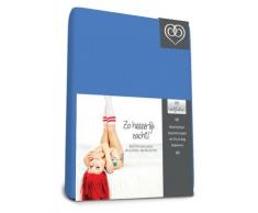 Bed-Fashion-Stretch Spannbetttuch, Frottee, Royal Blau, King, 180 x 210 cm