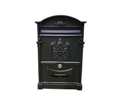 bcalpe Briefkasten (Aluminium), schwarz, 605697