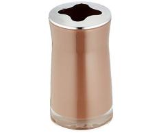 RIDDER 2103208 Zahnbürstenbecher Disco braun, Acryl